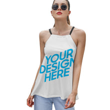 Charger l&#39;image dans la galerie, Gilet Tank Top débardeur avec bretelles moderne chic femme personnalisé avec photo motif texte logo
