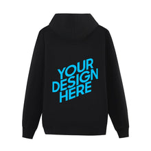 Charger l&#39;image dans la galerie, Sweat à capuche personnalisé femme avec poche (impression sur le dos)
