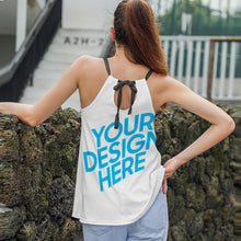 Charger l&#39;image dans la galerie, Gilet Tank Top débardeur avec bretelles moderne chic femme personnalisé avec photo motif texte logo
