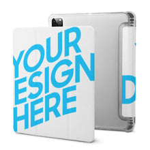 Charger l&#39;image dans la galerie, Coque Étui Housse de protection iPad à trois volets personnalisé avec photo motif logo texte
