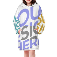 Charger l&#39;image dans la galerie, Hoodie imprimé enfant / Sweat à capuche pour fille B412 personnalisé avec photo texte logo (Impression Des Multi-images)
