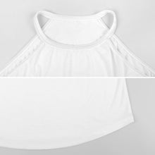 Charger l&#39;image dans la galerie, Tank Top femme débardeur d&#39;été à col rond YK personnalisé avec photo logo texte motif (impression multi-images)
