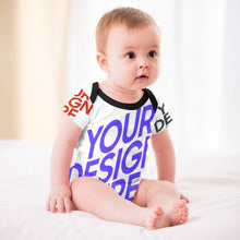 Charger l&#39;image dans la galerie, Combinaison bébé 349P avec boutons body extensible personnalisée avec prénom motif texte (conception multi-images)

