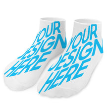 Charger l&#39;image dans la galerie, 5 pièces chaussettes courtes respirantes pour femme et homme personnalisé avec photo logo texte motif
