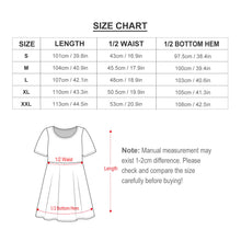 Charger l&#39;image dans la galerie, Robe d&#39;été manches courtes grande taille pour femme NZ034 personnalisée avec photo motif texte (impression d&#39;image unique)
