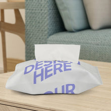Charger l&#39;image dans la galerie, Housse poche mouchoir / pochette mouchoir en cuir PU personnalisé avec photo texte motif logo
