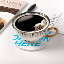 Charger l&#39;image dans la galerie, Dessous de verre en céramique / Sous-verres en forme de chat 4/6 pièces personnalisé avec photo logo texte motif
