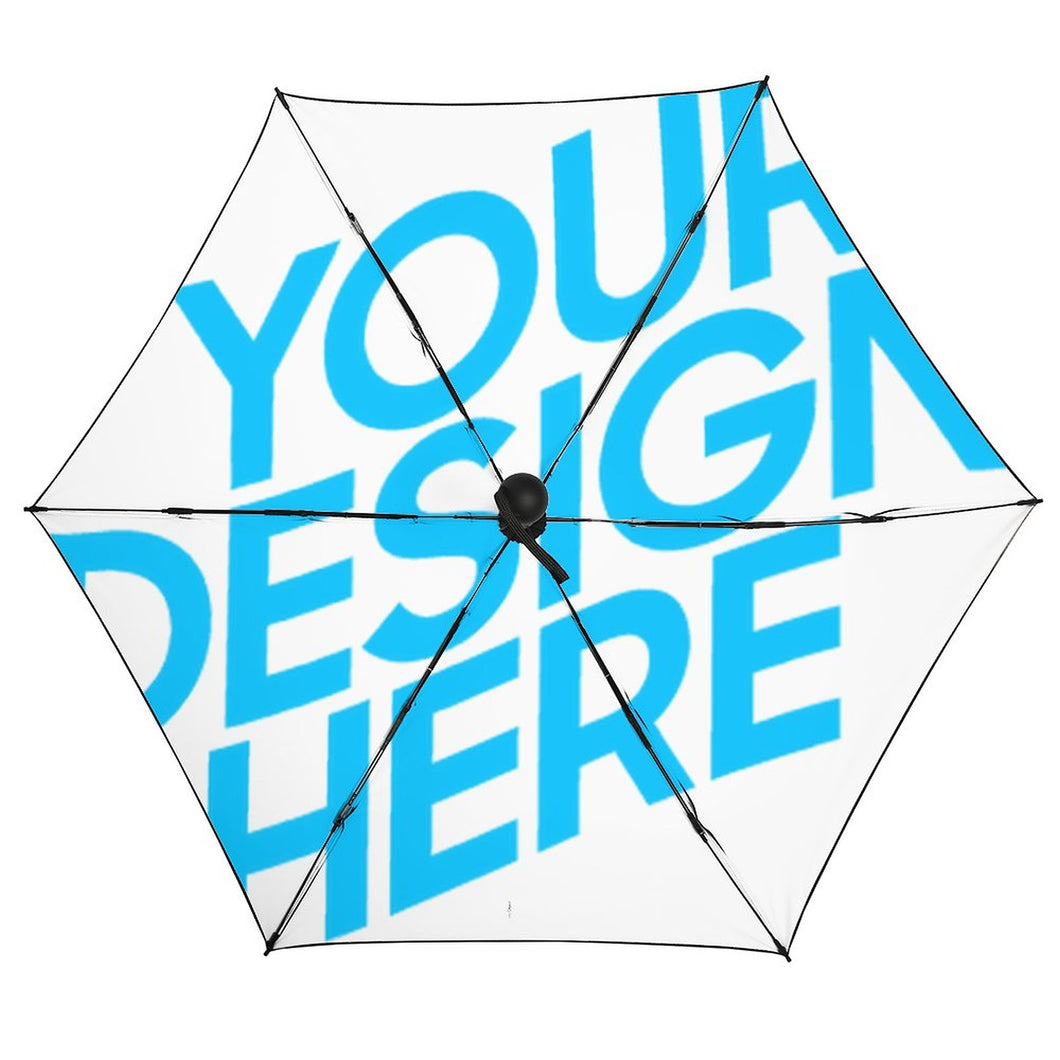 Mini parapluie 5 volets ZYS04-6K avec 5 segments impression l'intérieur design personnalisé avec logos photos