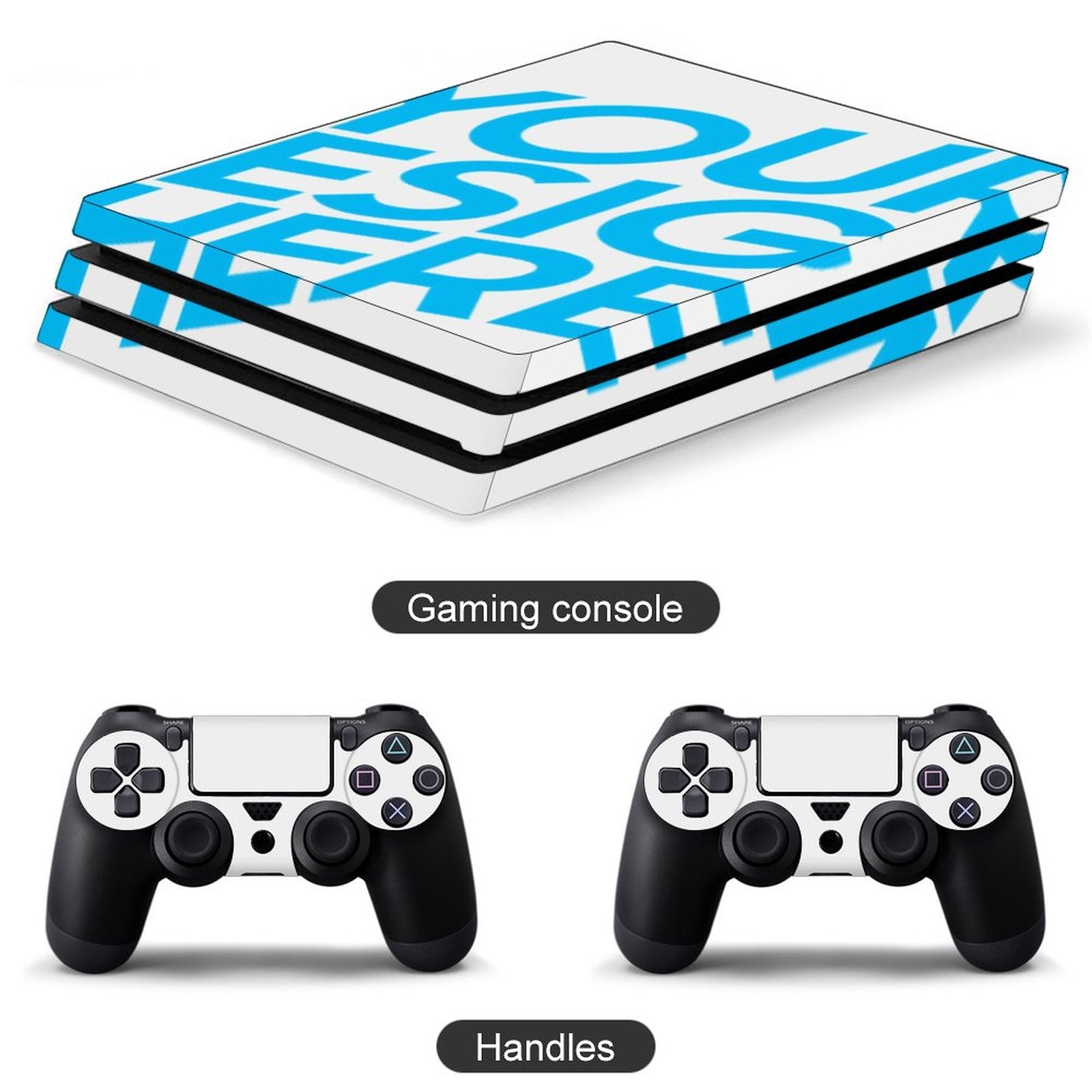 Sticker PS4 pour console et manette Playstation 4 Samurai noir - France Sticker PS4 pour console et manette Playstation 4 Samurai noir - France