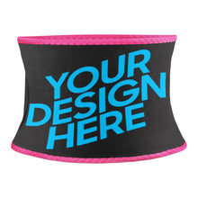Charger l&#39;image dans la galerie, Ceinture serre-taille ventre efficace femme personnalisée avec photo logo texte motif
