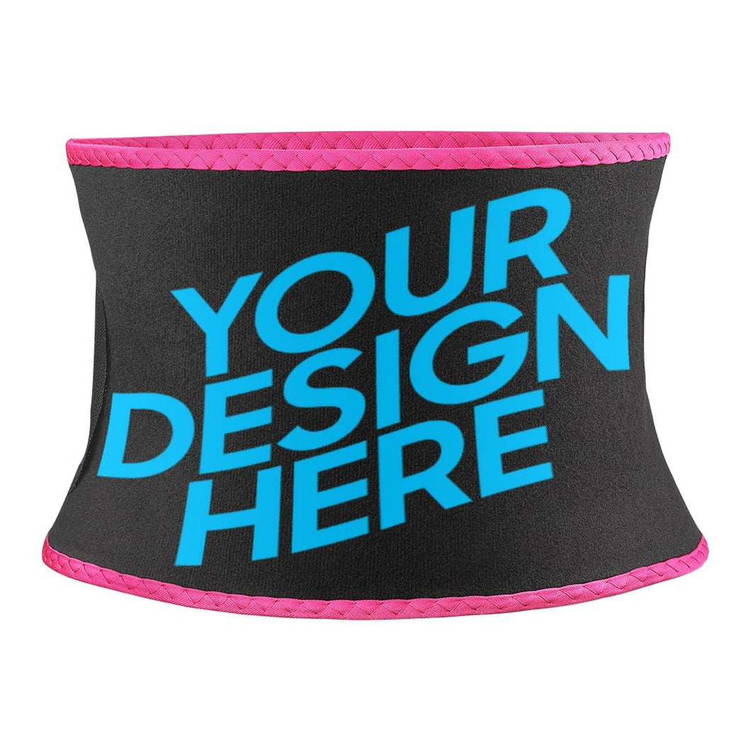 Ceinture serre-taille ventre efficace femme personnalisée avec photo logo texte motif