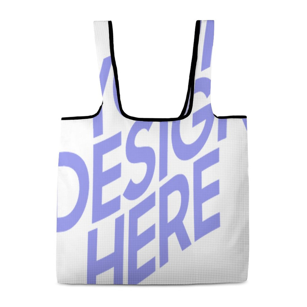 Sac de Shopping Pliable ultra léger personnalisé avec photo logo texte motif