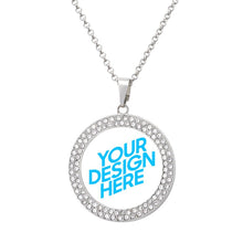 Charger l&#39;image dans la galerie, SS1401003 Collier personnalisé de diamants d&#39;impression couleur
