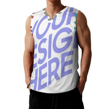 Charger l&#39;image dans la galerie, Impression des multi-images Débardeur de sport / Gilet de Basket homme sans manche RK personnalisé avec photo logo texte motif
