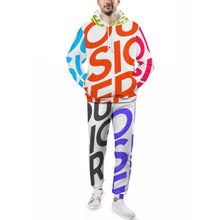 Charger l&#39;image dans la galerie, Ensemble sweat à capuche sport à la mode homme personnalisé avec photo motif texte logo (impression des multi-images)
