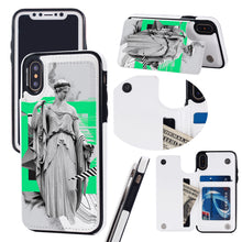 Charger l&#39;image dans la galerie, Coque/Housse en cuir de portable Etui Portefeuille à Rabat 3C0705068 iPhone X/XS  impression personnalisé avec image logo motif texte
