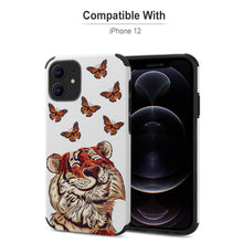 Charger l&#39;image dans la galerie, Coque/étui/housse de téléphone en cuir fibre Apple série 12/12 mini/12 pro/12 pro max impression personnalisé avec logo motif image texte
